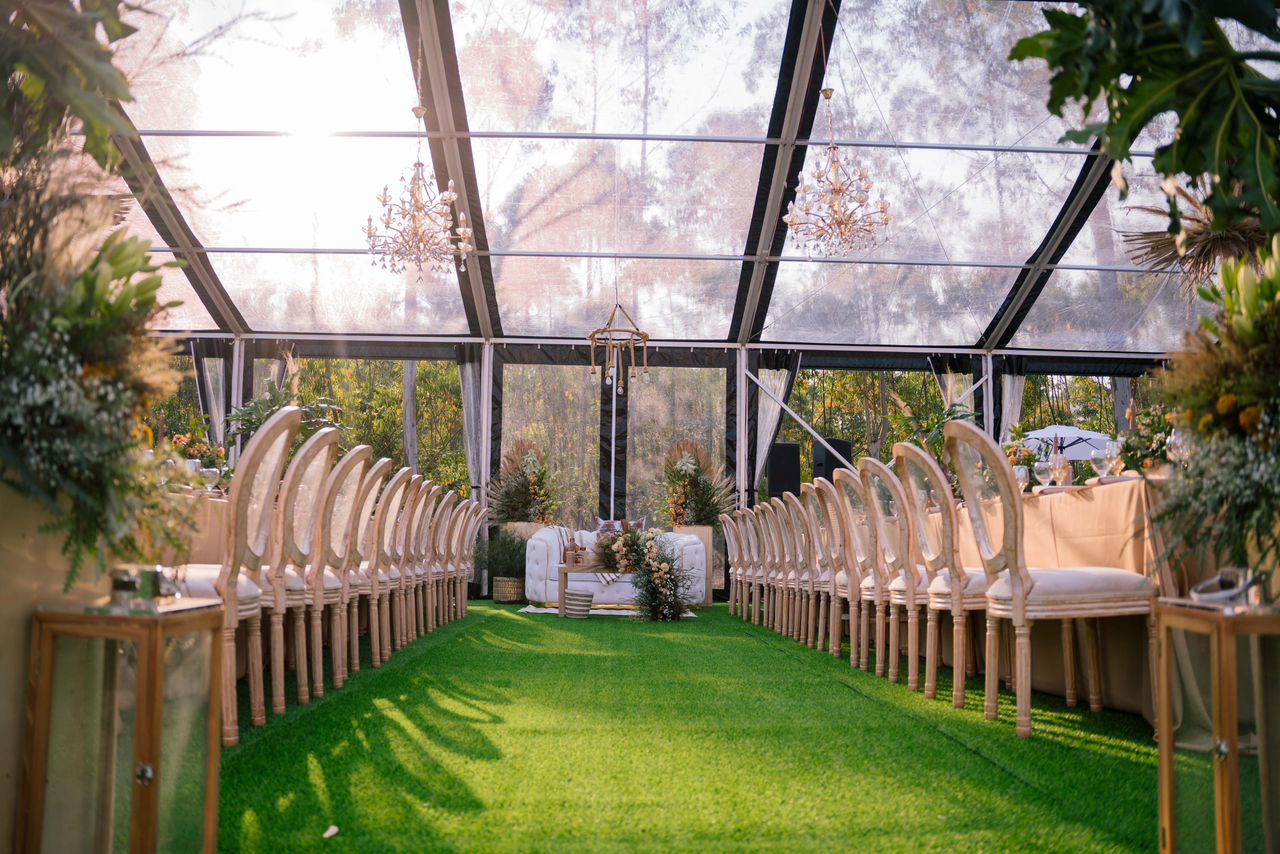 Candlelit luxury dinner